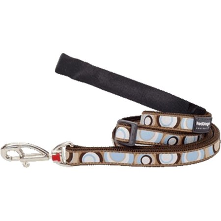 RED DINGO Dog Lead Design Circadelic Brown, Medium RE437194